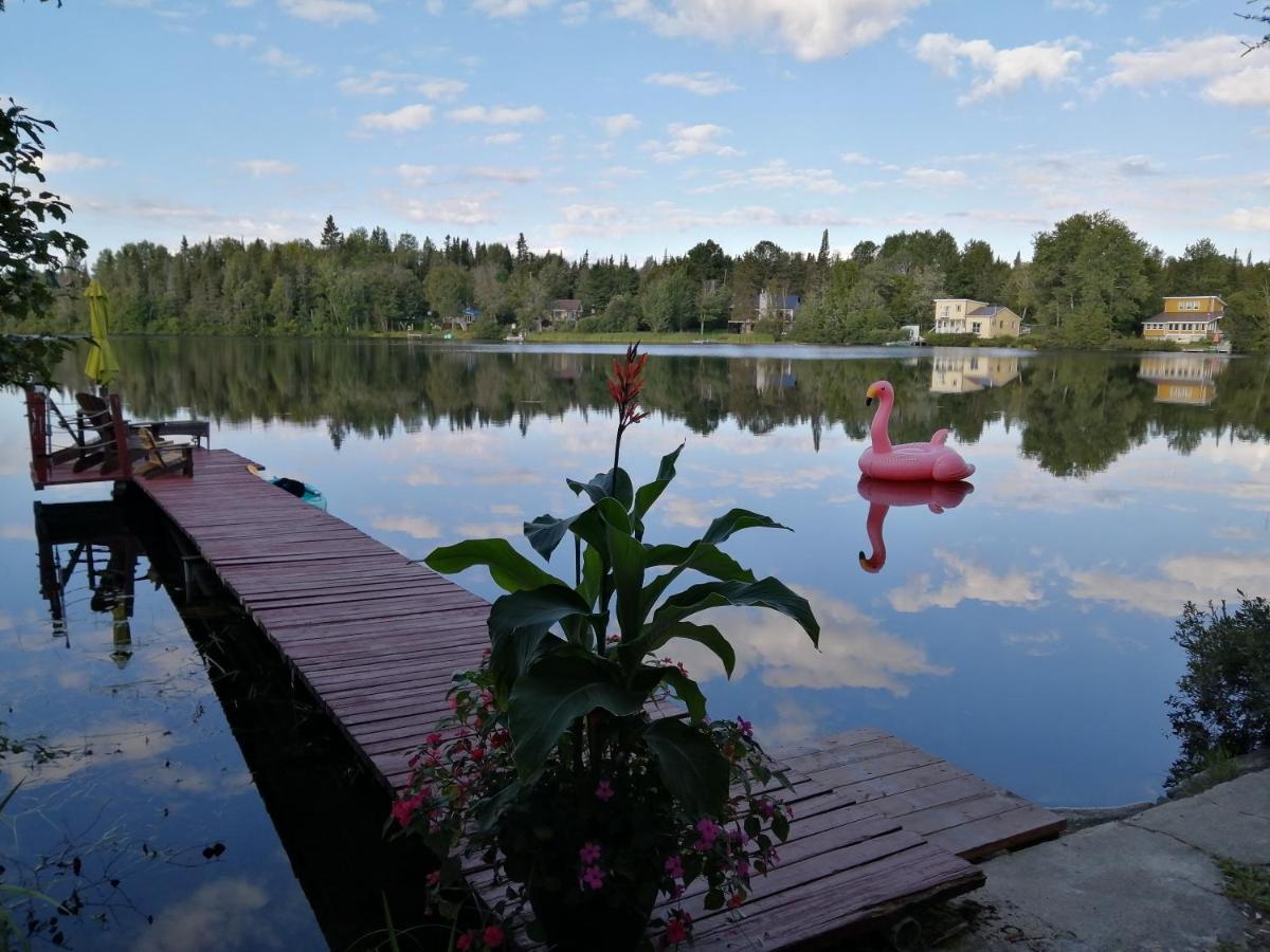 Hebergement Cerfs-Tifie Fermette Saint-Félix-d'Otis Exteriör bild